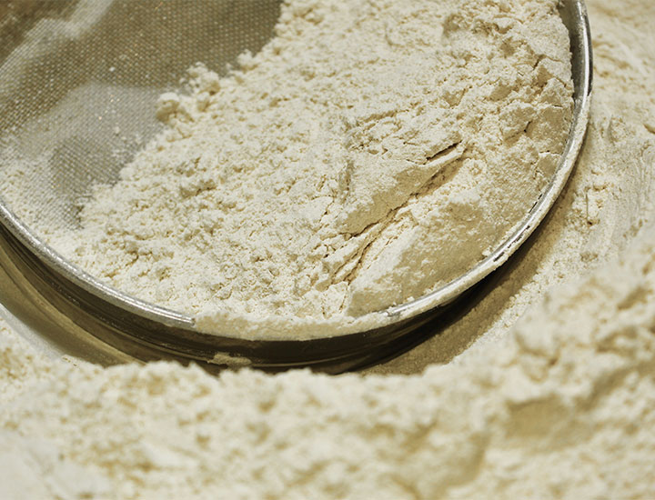 Refined flour