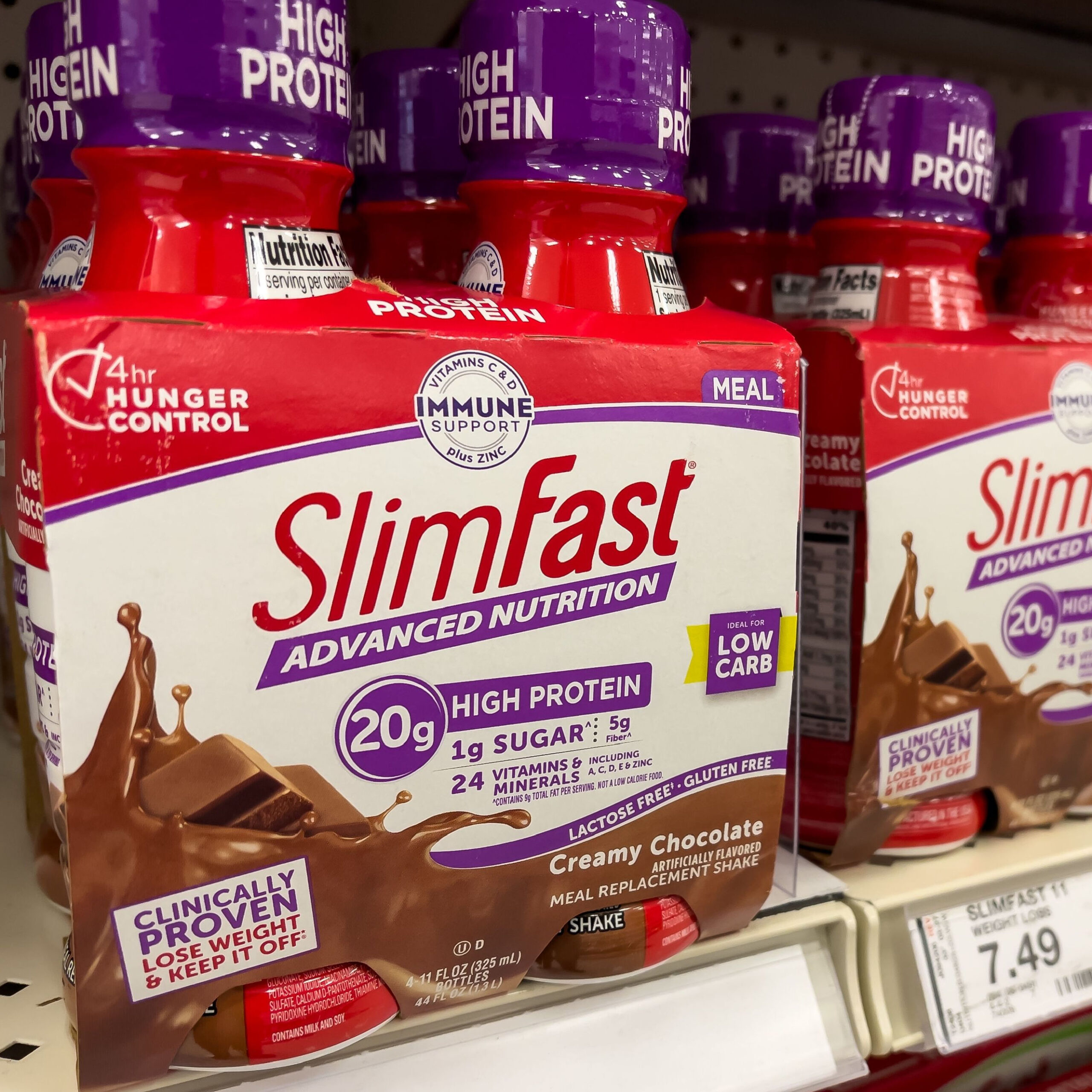 slimfast shakes on store shelves