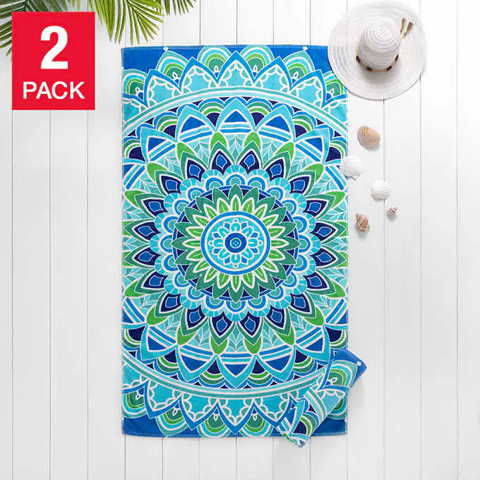 Costco Harbor Bay 2 pack beach towels