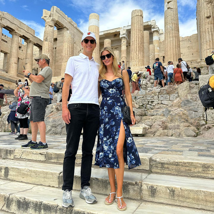 Ivanka Trump Jared Kushner Acropolis Athens