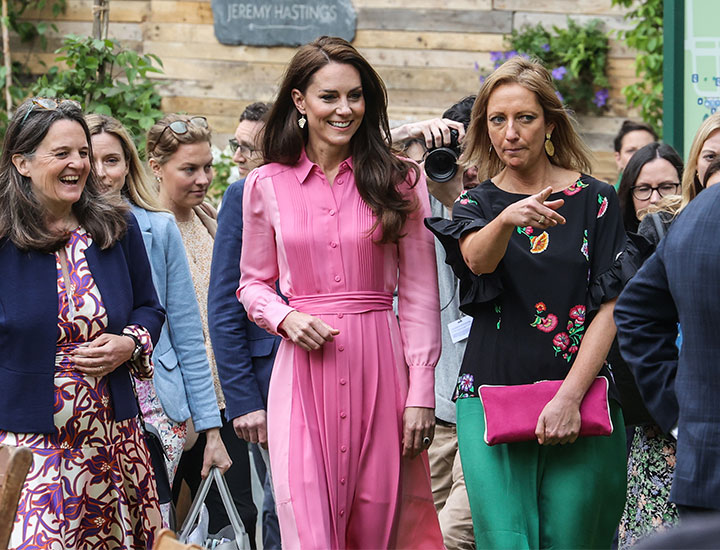 Kate Middleton at the RHS Chelsea Flower Show in May 2023