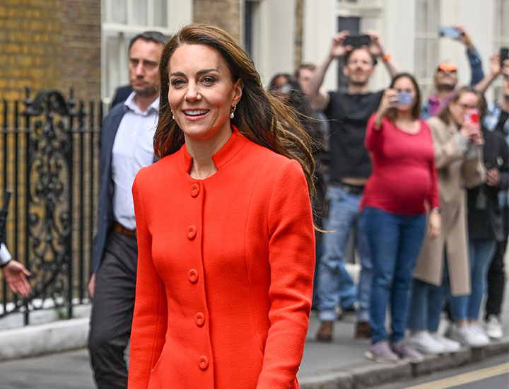 Kate Middleton visits Dog Duck Pub in SoHo, London