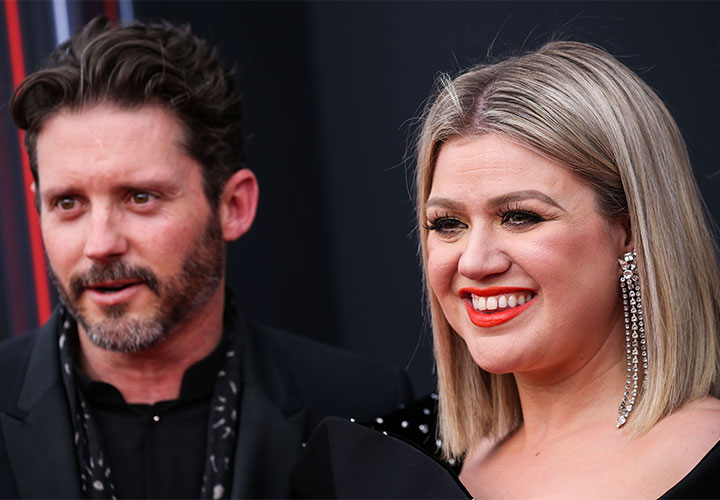 Kelly Clarkson and ex husband Brandon Blackstock at the 2018 Billboard Music Awards