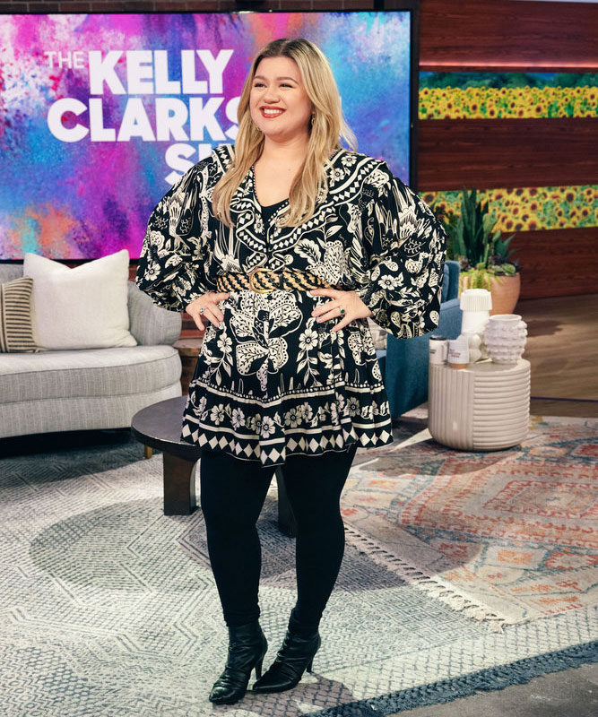 Kelly Clarkson hosting The Kelly Clarkson Show