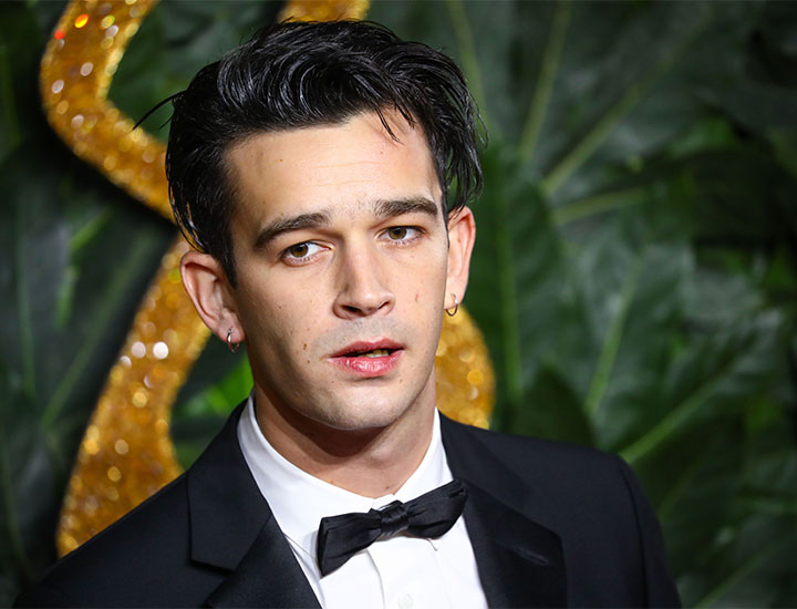 Matty Healy at the 2018 Fashion Awards