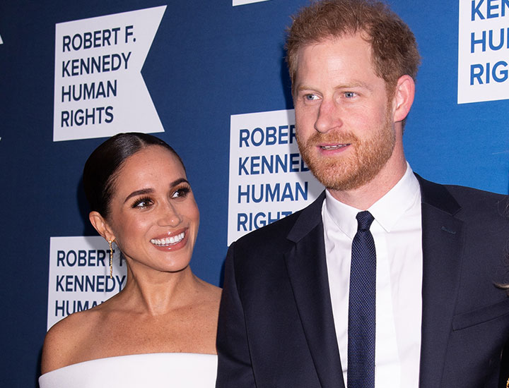 Prince Harry and Meghan Markle at the 2023 Ripple of Hope Awards