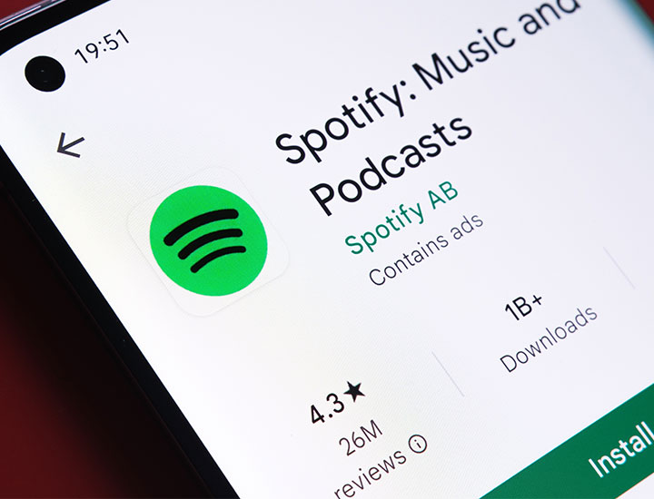 Spotify phone app