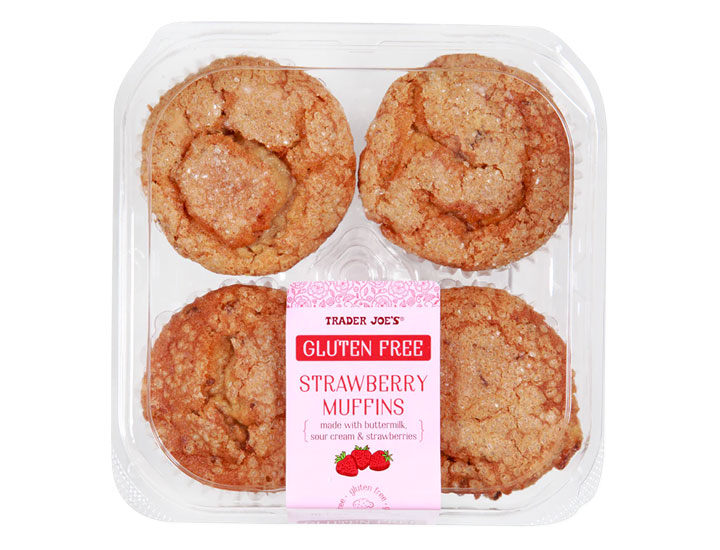 Trader Joe's Gluten-Free Strawberry Muffins 4-pack