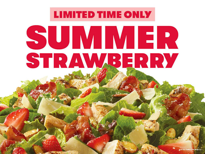 Wendy's Strawberry Summer Salad promo