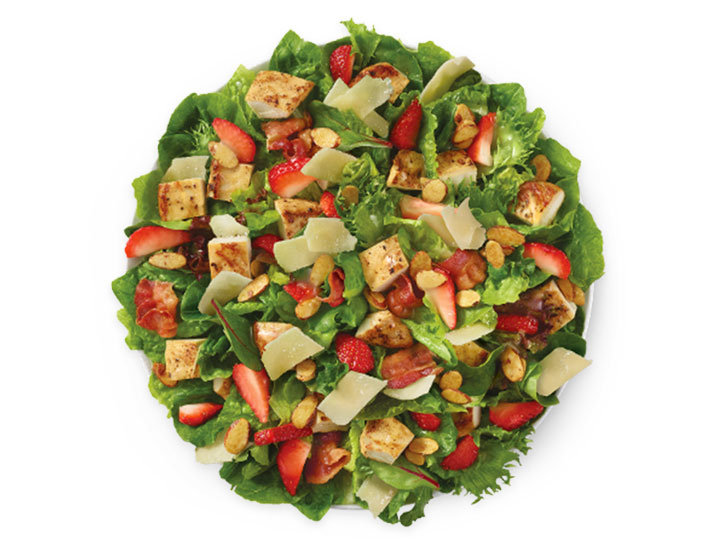 Wendy's Strawberry Summer Salad prepared