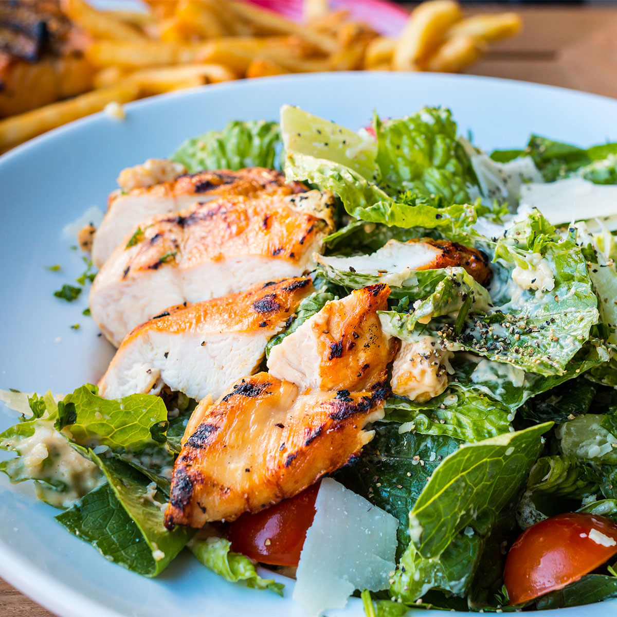 grilled chicken caesar salad