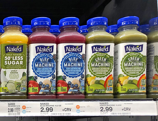 naked smoothies at store