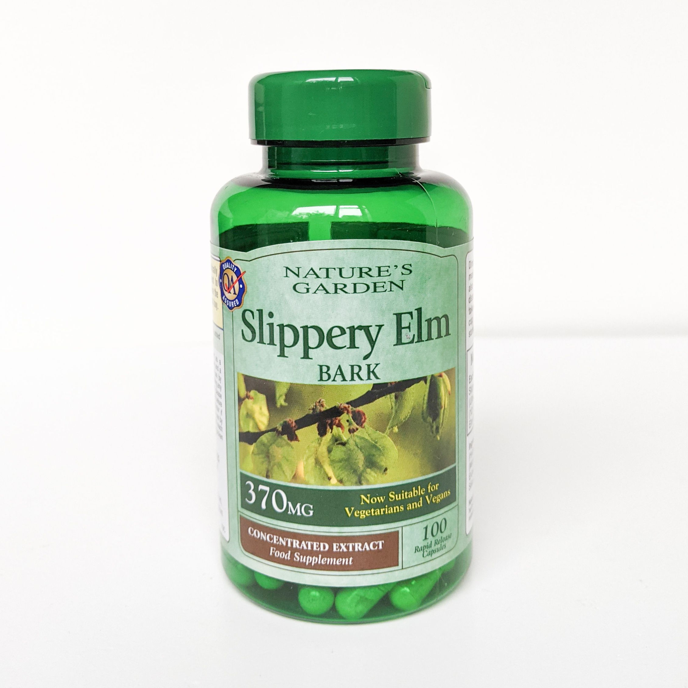 bottle of slippery elm bark