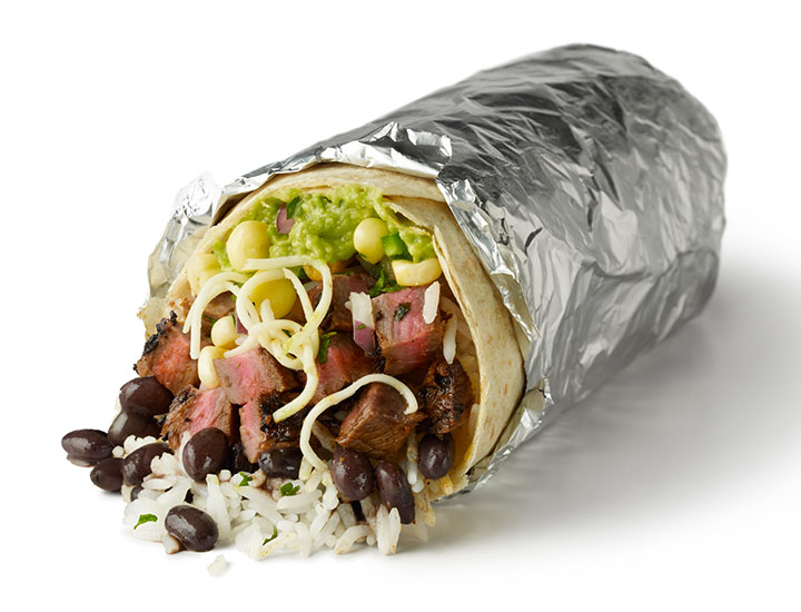 chipotle steak burrito