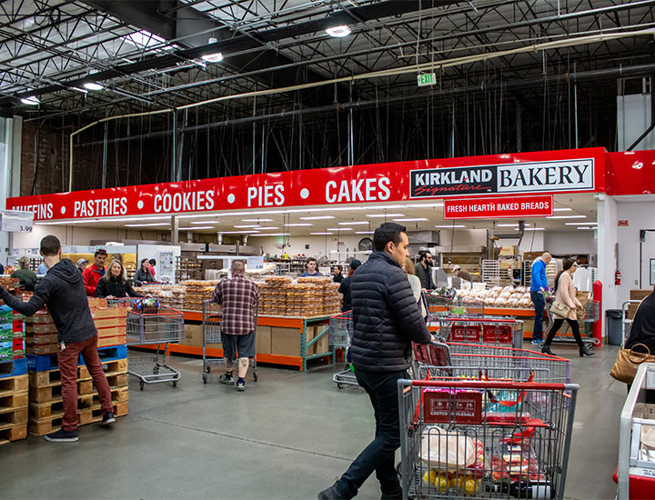 Costco bakery section interior