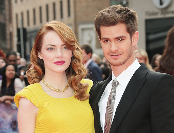 emma stone andrew garfield red carpet premiere the amazing spider-man 2