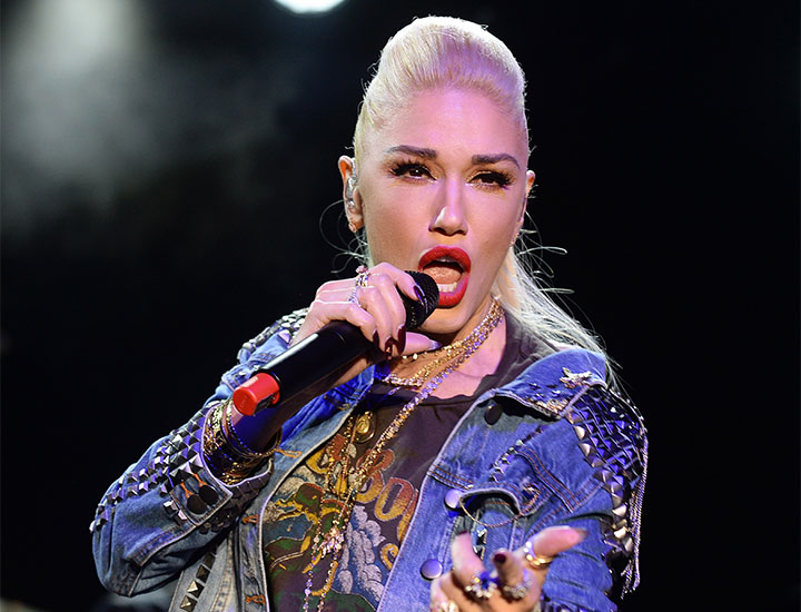 Gwen Stefani performs at the One Love Malibu benefit