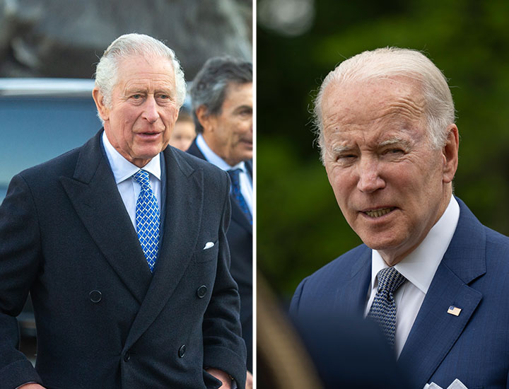 King Charles III and President Joe Biden