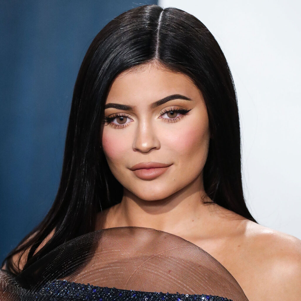 Kylie Jenner's Satin Mini Dress Is In a Trendy Shade of Olive Green