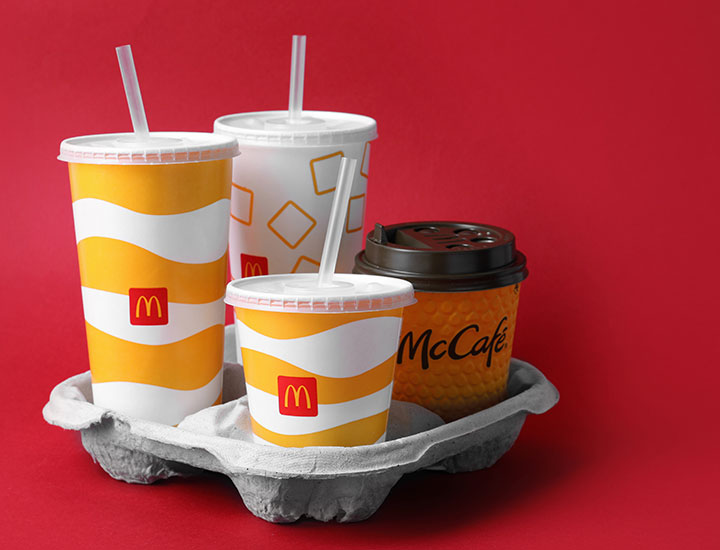 McDonald's drink tray