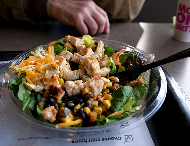 mcdonalds southwest chicken salad