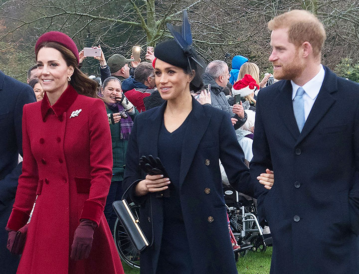 christmas 2018 celebration meghan markle prince harry kate middleton