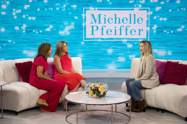 michelle pfeiffer today hoda and jenna set couches