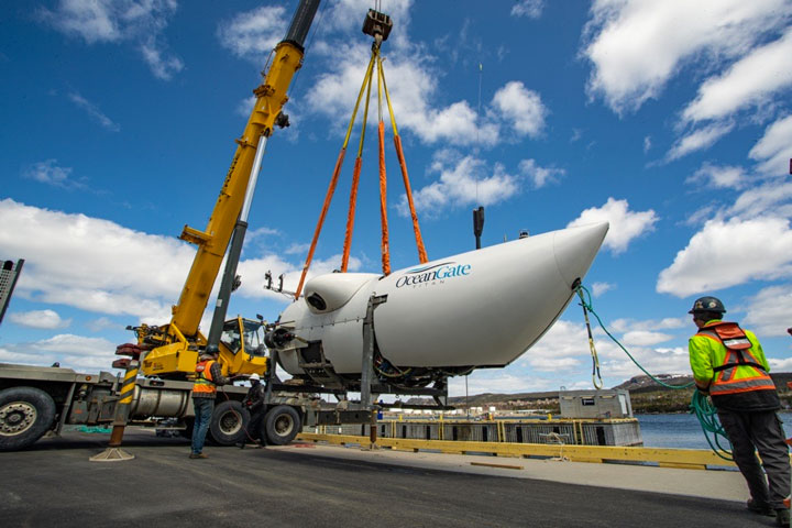 OceanGate Expeditions' Titan sub before its launch