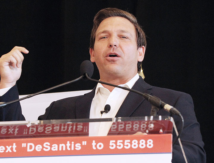 Ron DeSantis during his campaign for Florida governor