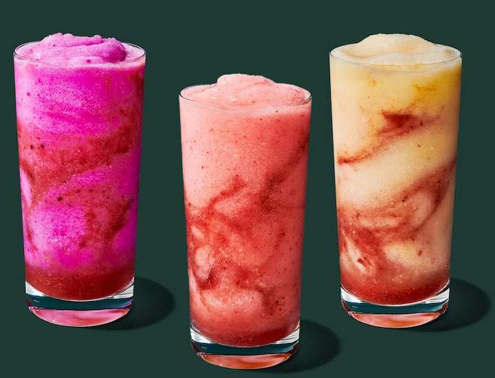 Starbucks frozen lemonade refreshers