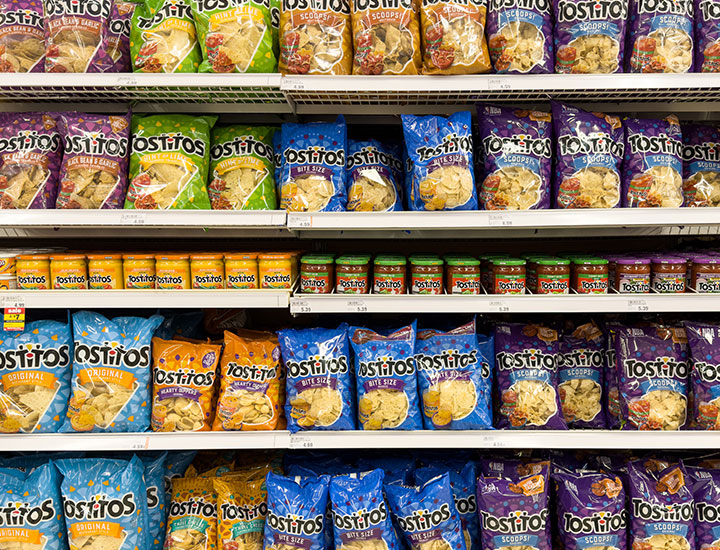 Tostitos products on store shelves