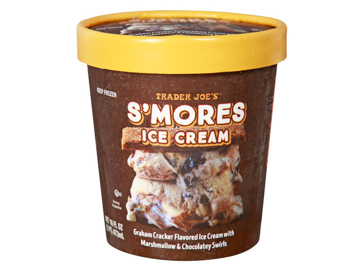 trader joe's new s'mores ice cream packaging