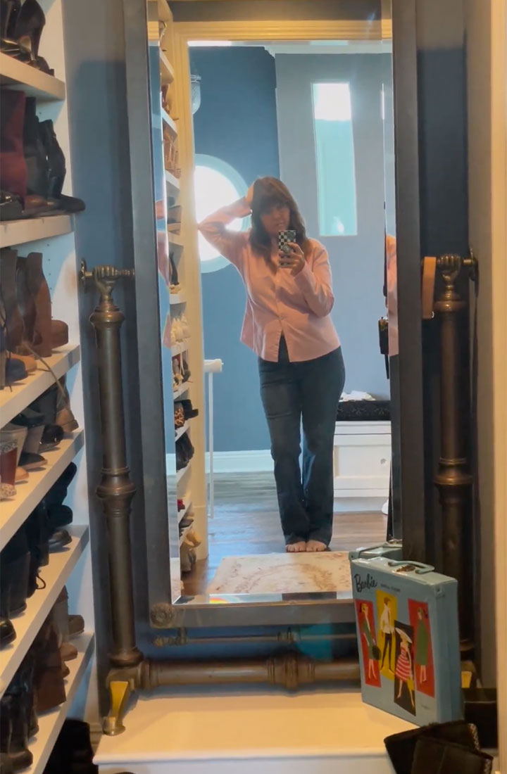 Valerie Bertinelli tries on Jenny Craig weight loss ad outfit Instagram