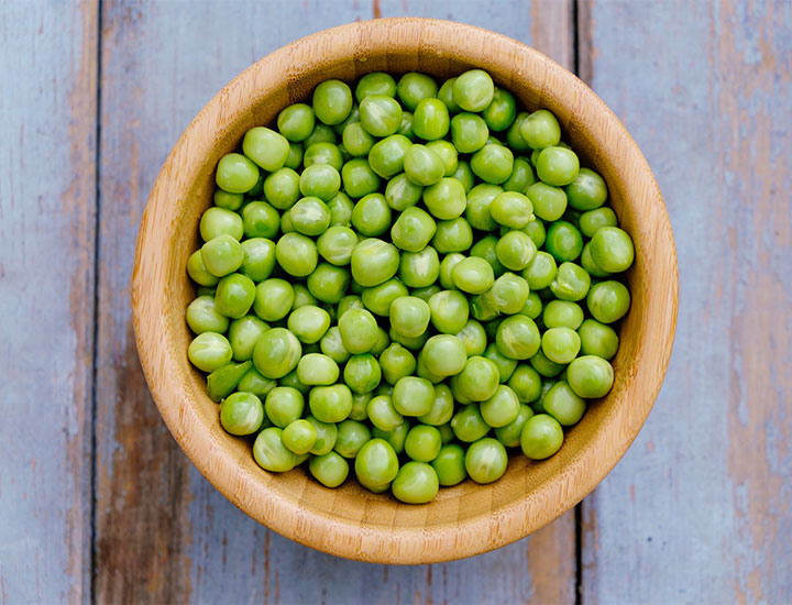 bowl of green peas