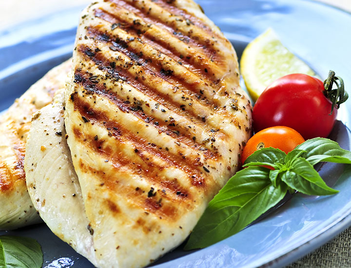 grilled chicken breast meal