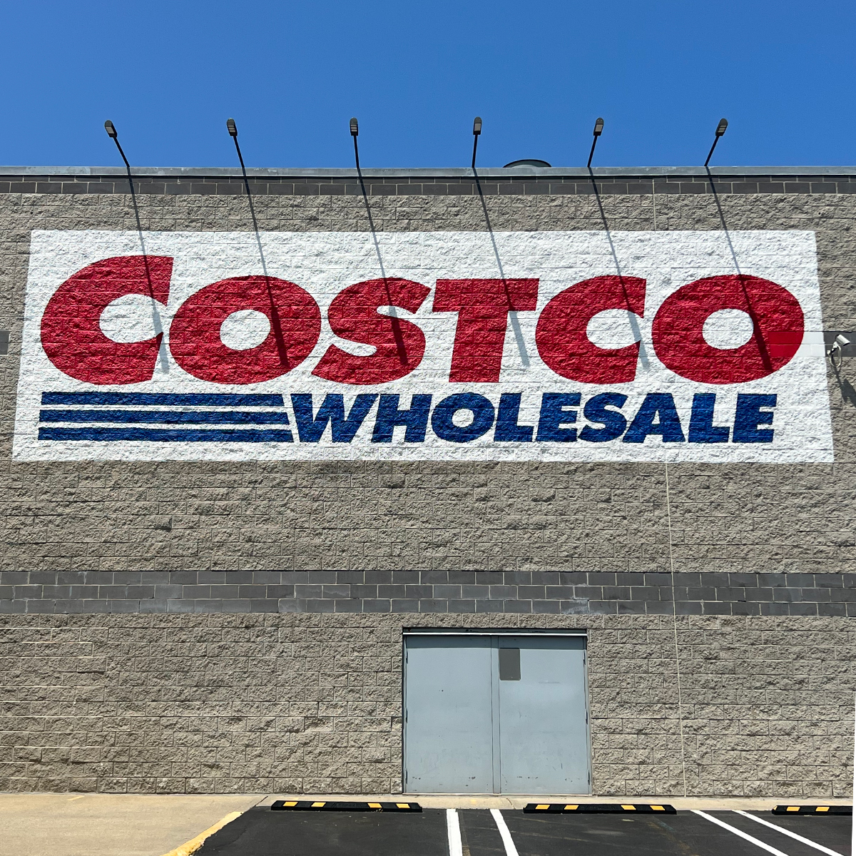 costco outside store facade exit