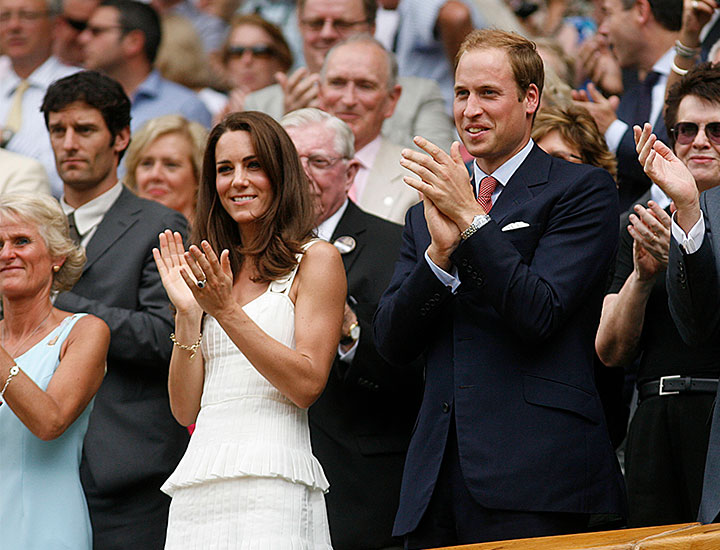 Kate Middleton Prince William Wimbledon 2011