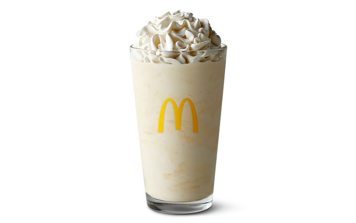 mcdonalds vanilla shake