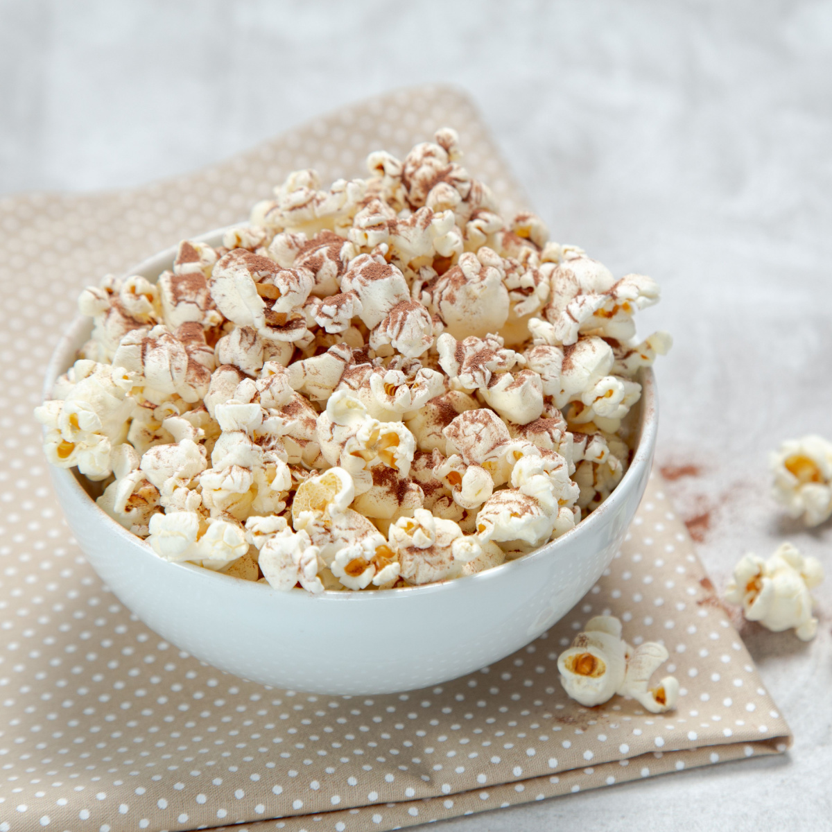 popcorn cocoa powder