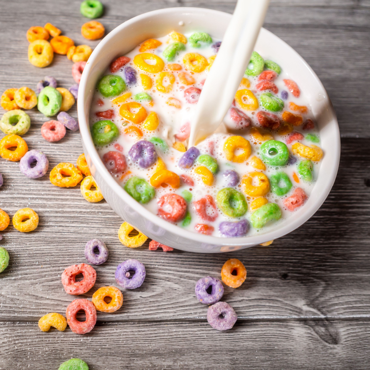 cereal bowl fruit loops