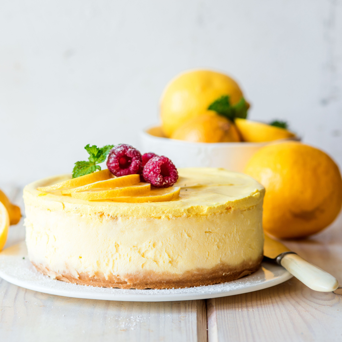 lemon cheesecake