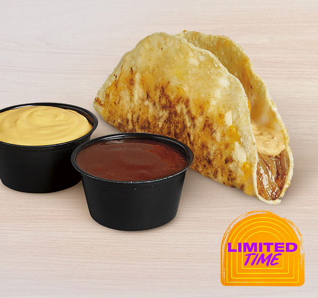 taco bell grilled cheese dipping taco