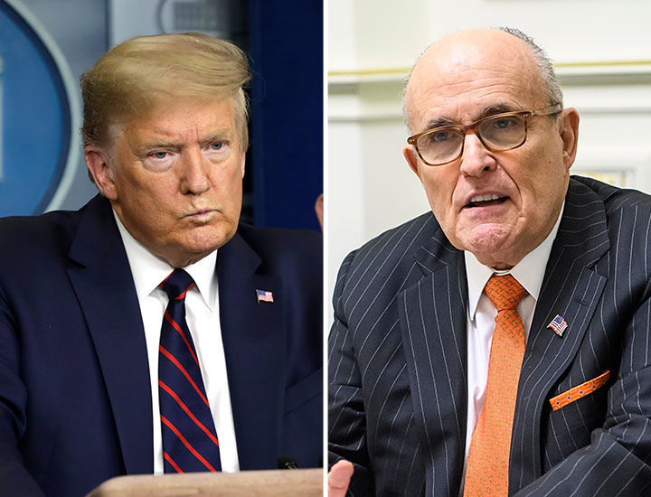 Donald Trump and Rudy Giuliani