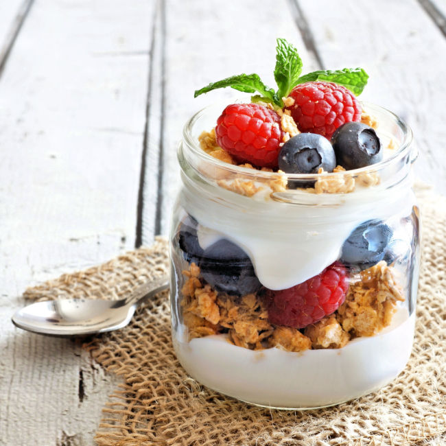 greek yogurt parfait