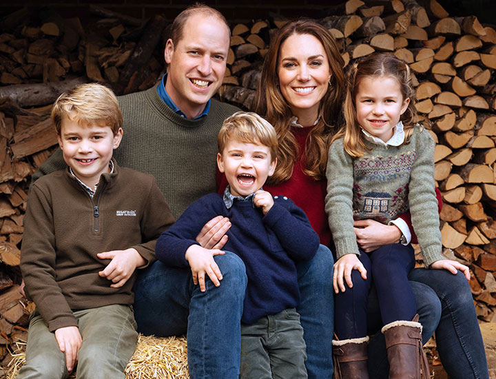 Prince William Kate Middleton Christmas card 2020