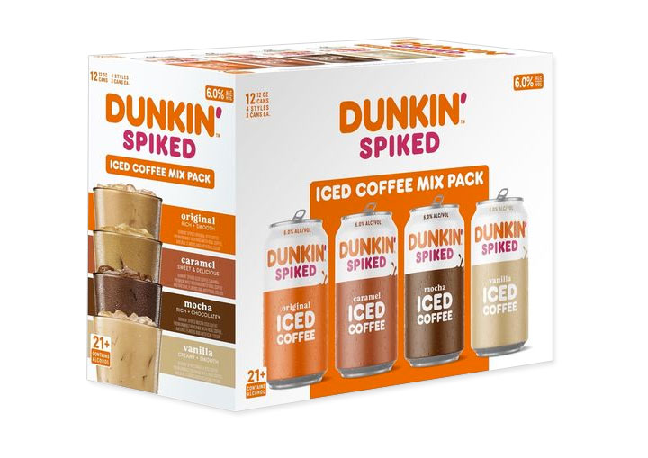 Dunkin Spiced iced coffee box