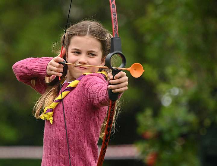 Princess Charlotte archery