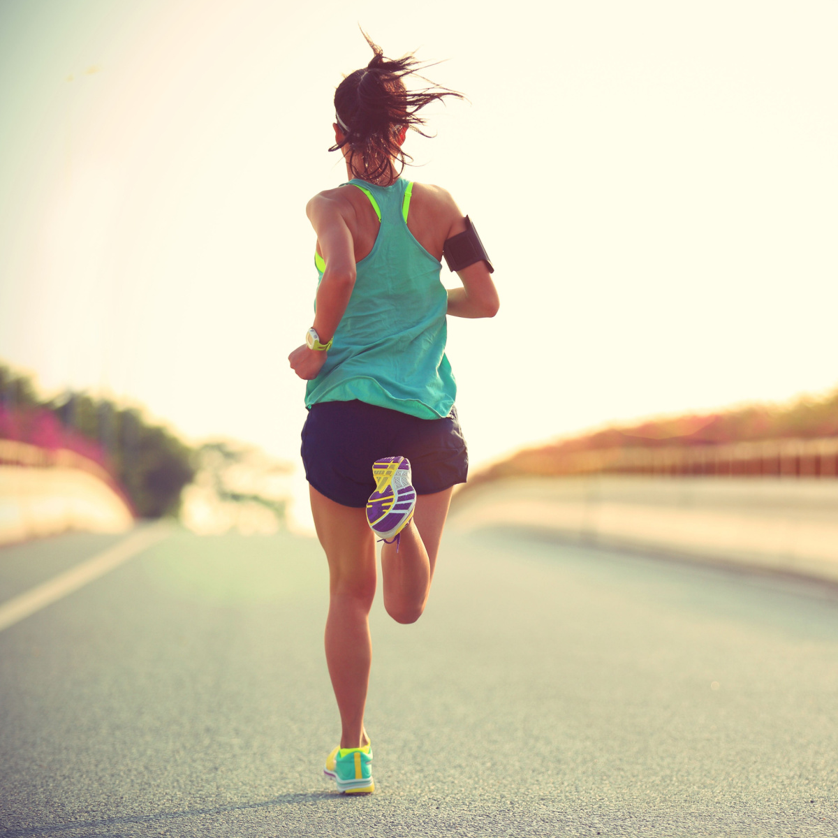 woman running