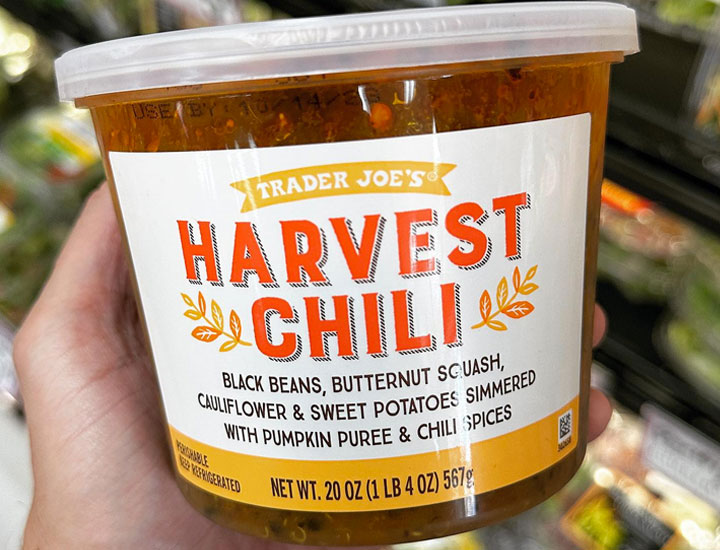trader joe's harvest chili