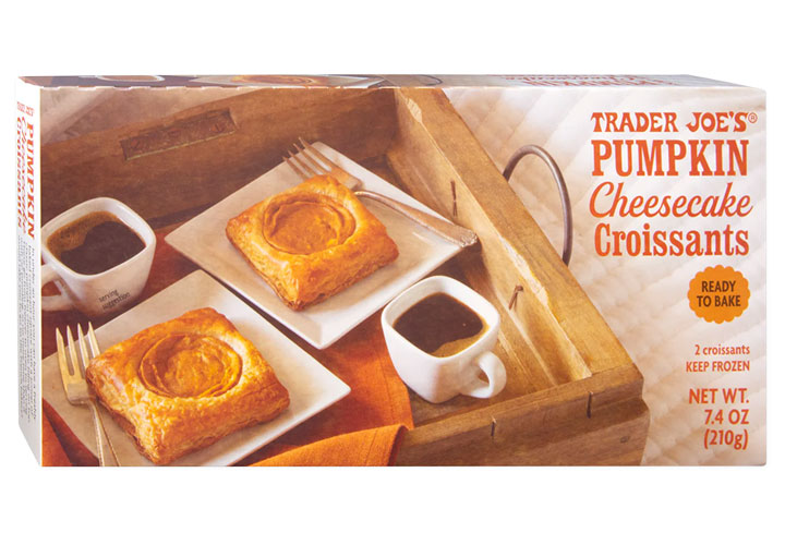 trader joe's pumpkin cheesecake croissant